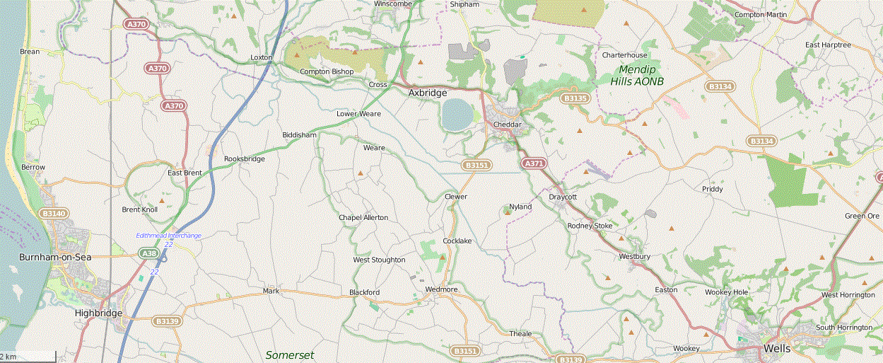 Cheddar Map 